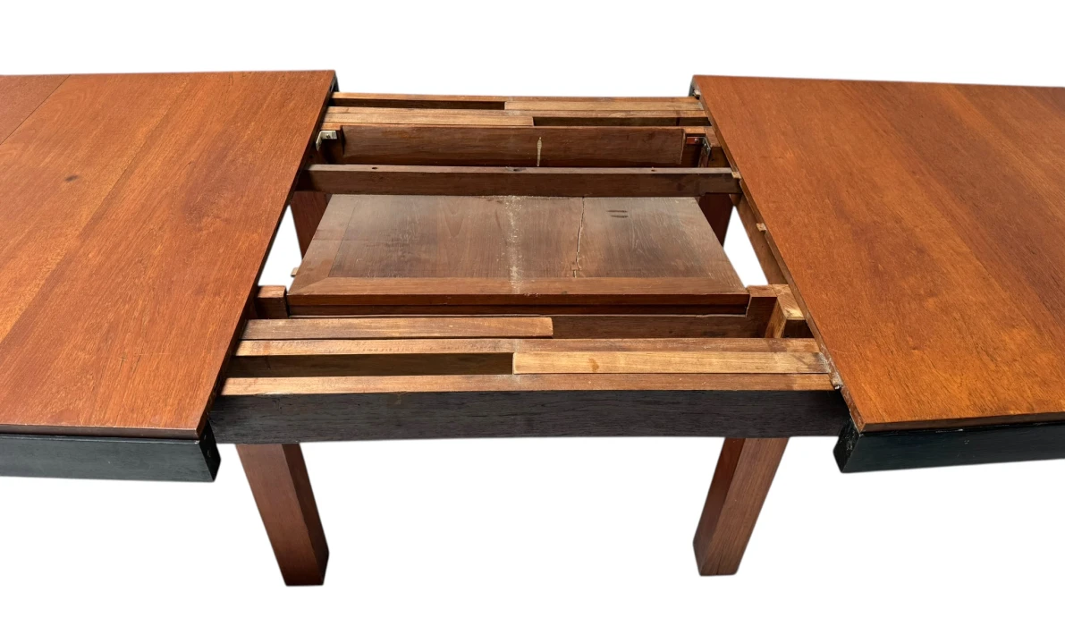 Art Deco Modernist Extending Dining Room Table by Toko v/d Pol Semarang, 1920s